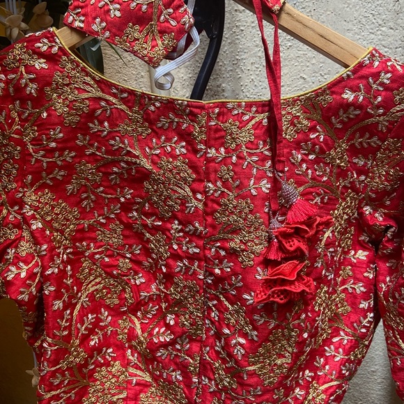 Set of  Blouse+Mask+Belt. Size - L - Picture 4 of 14